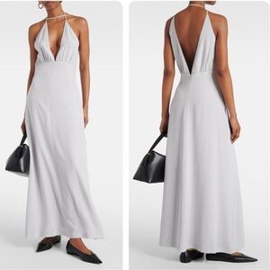 TOTEME Double Halter Maxi Dress